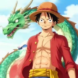 luffy as dragon