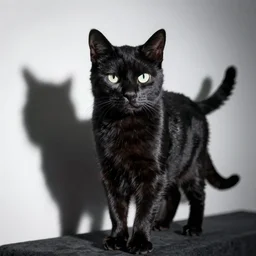 faceless cat midnight trail cam night vision