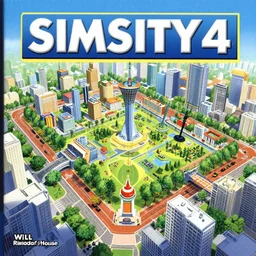 book cover of SimCity 4 by Will Wright. (c)1989 Random House