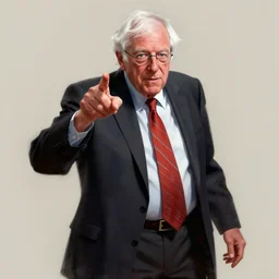 bernie, jake gyllenhaal portrays bernie sanders movie poster, dynamic pose, intricate, elegant, highly detailed centered digital painting artstation concept art smooth sharp focus illustration