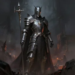 knight of the underworld by wlop!!!, digital painting, concept art, trending on artstation, dramatic composition