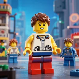 still from lego inception movie