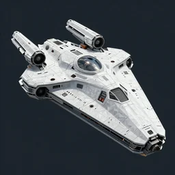 detailed concept art of a star ship in the style of halo