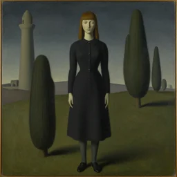 Mythology by Renee Magritte, 1933, oil on canvas