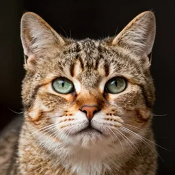 yummy face of a cat