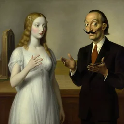 a female goddess find forbidden knowledge by rene magritte and salvadore dali
