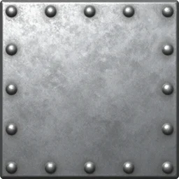 metal with rivets, bumpmap