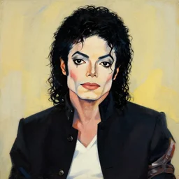 Michael jackson Portrait, norman rockwell artwork style,