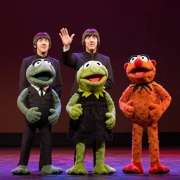 beatles as muppets in stage