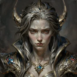 vi from arcane by charlie bowater octane render unreal engine painting, hard edge painting, cinematic, dramatic, portrait, 3 d, 8 k, excited, sad, lonely, angry, lumen reflections, insanely detailed and intricate, hypermaximalist, elegant, ornate, hyper realistic, super detailed, league of legends, arcane, fortich