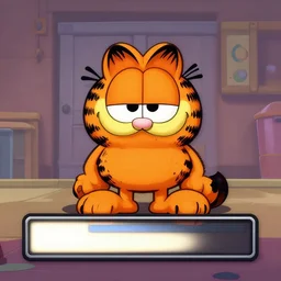 a gta loading screen style!! garfield!!!!
