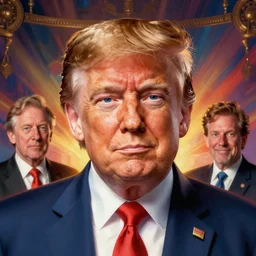 portrait of donald trump as goofy, digital art by eugene de blaas and ross tran, vibrant color scheme, intricately detailed, in the style of romanticism, cinematic, artstation, greg rutkowski