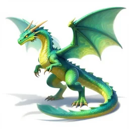 viper dragon, turquoise and green - yellow color scheme, dynamic shadows, dynamic colors, trending on artstation, 4 k