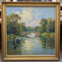 a painting from a thrift store