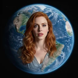 Planet that looks like Christina Hendricks seen from space