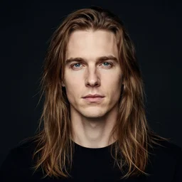 portrait of a nordric male by Annie Leibovitz