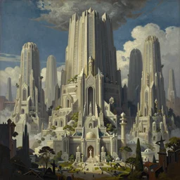 a stunning and intense canvas oil painting of far realm world wonders, multiple angles, epic scale, intricate, hyper detailed, masterpiece, magnum opus, high quality, minimalist, uhd, 4 k, by karl kopinski, godmachine, by ralph bakshi