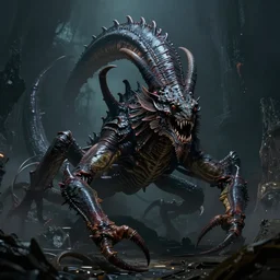 ancestral kraken, by Andreas Rocha + Ted Nasmith, dark, cinematic lighting, masterpiece, highly detailed, 8k resolution, trending on art station
