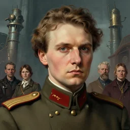 portrait of young and very based communist revolutionary leader nadezhda konstantinovna krupskaya, colourised, face portrait, epic, tragic, military art, fantasy, dieselpunk, hd shot, digital portrait, beautiful, artstation, comic style, by artgerm, guy denning, jakub rozalski, magali villeneuve and charlie bowater