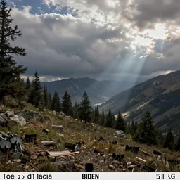 Joe Biden on trailcam footage