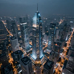 a futuristic cyber city, high res dslr 8 k photography