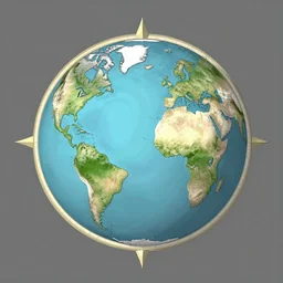 Orthanc of the Flat earth, orthographic,2d ,flat