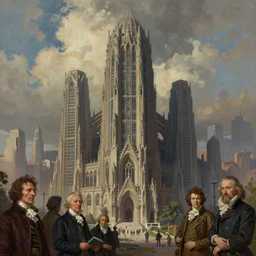 a beautiful digital illustration painting of a megalopolis in the style of gothic brutalist architecture by benoit b. mandelbrot, steven belledin, martin johnson heade, lee madgwick, caspar david friedrich, zdzisław beksinski and david rios ferreira. 8 k resolution trending on artstation concept art digital illustration