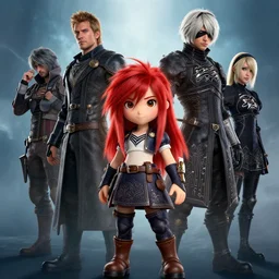 redhead lilu dallas multipass horizon zero dawn cover art kingdom hearts fifth element pixar simon stalenhag gilles ketting ismail inceoglu lucien pissarro heinrich lefler unreal engine render deus ex sony nier automata square enix