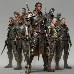 gemini fantasy character portrait of travis scott, ultra realistic, wide angle, intricate details, blade runner artifacts, highly detailed by peter mohrbacher, wayne barlowe, boris vallejo, hajime sorayama aaron horkey, gaston bussiere, craig mullins