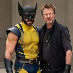 a promo photo of wolverine played by bryan cranston, movie shot, professional photo, very detailed