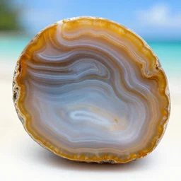 banded agate patterns that resemble a tropical beach