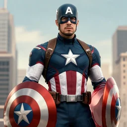 Homelander as captain America