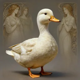 organic cyborg duck, diffuse lighting, fantasy, intricate, elegant, highly detailed, lifelike, photorealistic, digital painting, artstation, illustration, concept art, smooth, sharp focus, art by john collier and albert aublet and krenz cushart and artem demura and alphonse mucha