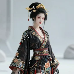 cyborg geisha traveling to the future
