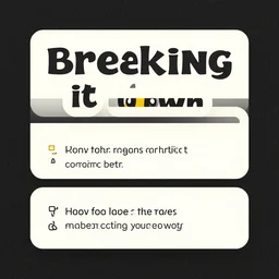 breaking it down stylized sermon slide