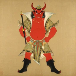 devil, character design, ming dynasty, colorful, painting by gaston bussiere, craig mullins, j. c. leyendecker, tom of finland