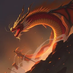 epic dragon concept art by sung choi, artstation, cinematic