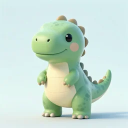 Cute dinosaur beautiful art, realistic proportions, soft light, soft colors, smooth, sharp focus, illustration, art