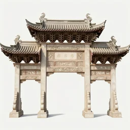 ancient chinese architectural archway