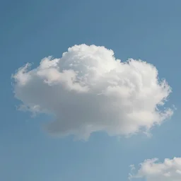 floating on a fluffy cloud, digital art, dreamy