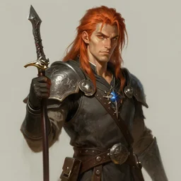 concept art by barret frymire, portrait of a dnd character