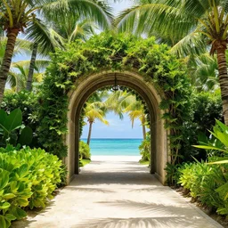 portal to a beautiful paradise