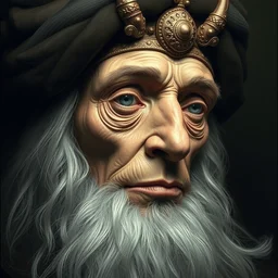a surrealist! painting of a shaman's face, 3 d render, in the style of giuseppe arcimboldo, symbolist, soft colors, dramatic lighting, smooth, sharp focus, extremely detailed, aesthetically pleasing composition, octane render