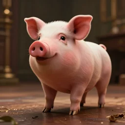 a pig in high heels, fashion glamorous, render, octane, cinema 4 d, cinematic, film still