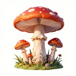 magic mushroom, david bowie, nendroid, craig mullins style