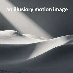 “ an illusory motion image ”