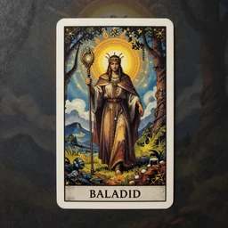 beautiful shamanic tarot card frame, matte painting, fantasy art