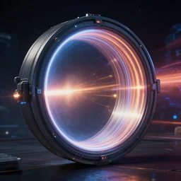 a faster than light jump gate, artstation 4K ,