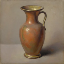 oil painting of a middle age vase by rose roosendaal