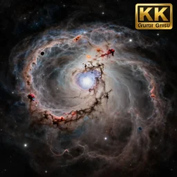 stunning hubble telescope photo of guitar nebula, award winning, 4 k